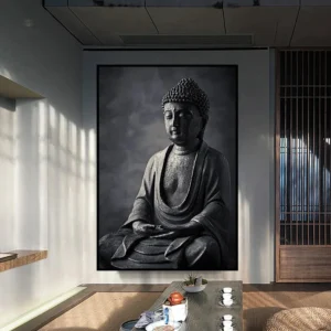 Affiche zen Bouddha pour salle de méditation