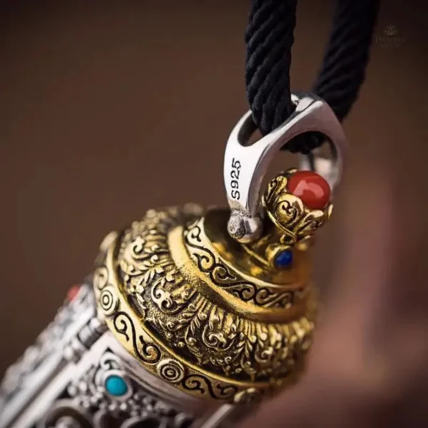 Amulette Bouddha, design artisanal unique