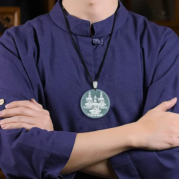 Protection et sérénité avec Bouddha bleu