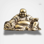 Amulette Bouddha Rieur en résine artisanale