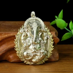 Amulette Ganesh en Cuivre, symbole de prospérité