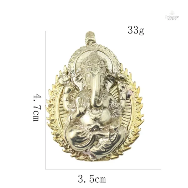 Ganesh en Cuivre, amulette pour la paix intérieure