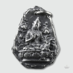 Amulette Bouddhiste en Argent, porte bonheur unique
