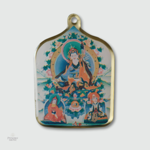 Amulette Bouddhiste Tibétaine traditionnelle en pierre