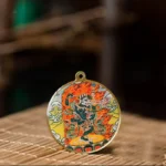 Lion Thangka, amulette pour la méditation et la spiritualité
