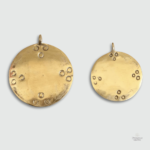 Amulette tibétaine en laiton, symbole de sérénité