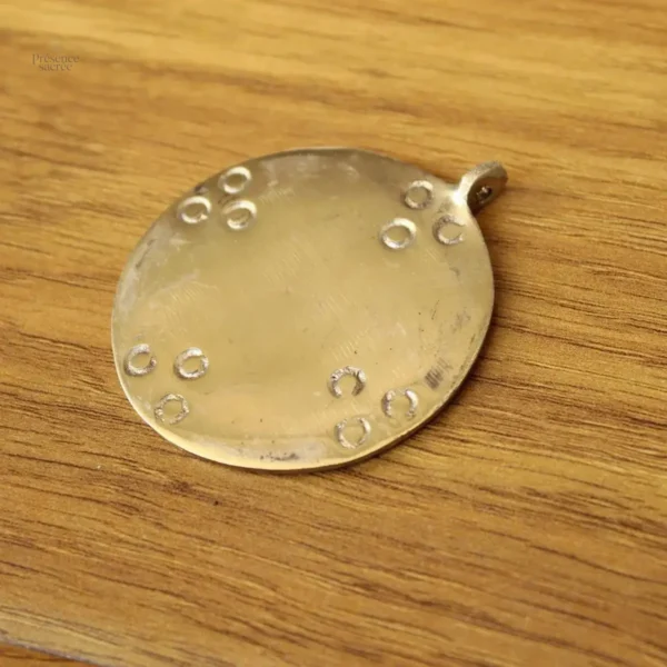 Amulette de méditation en laiton, design unique