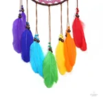 Attrape rêve coloré pour favoriser le bien-être