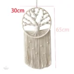 Accessoire décoratif macramé inspiration spirituelle