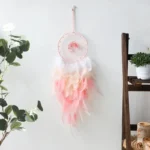 Attrape-rêve en rose pour une ambiance douce