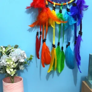 Attrape-rêve inspiré des chakras pour la chambre