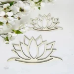 Attrape-rêve élégant à suspendre, style fleur de lotus