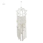 Attrape-rêve artisanal avec design floral moderne