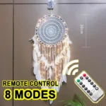 Capteur de rêves avec lueur LED, apaisant