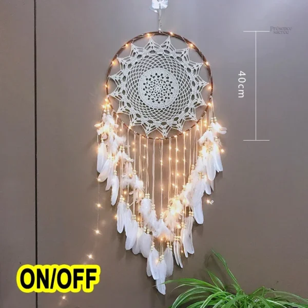 Attrape-rêve LED, capteur de rêves lumineux - vue 4