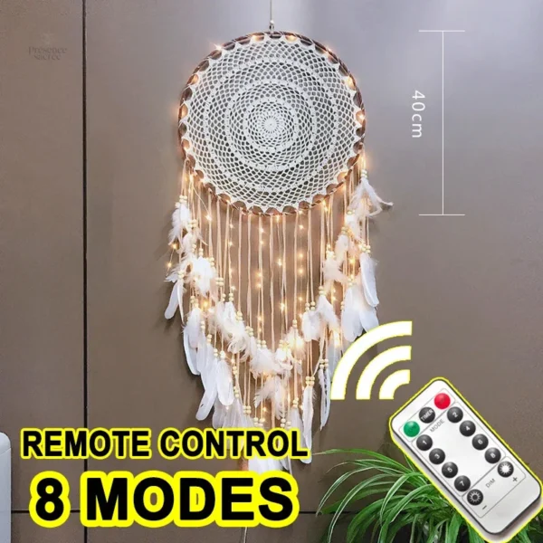 Attrape-rêve LED, capteur de rêves lumineux - vue 6