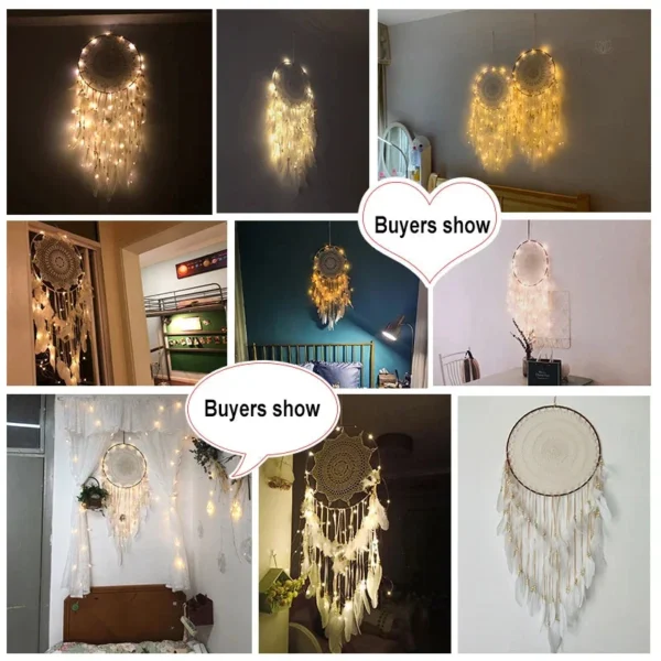 Attrape-rêve LED pour une ambiance apaisante