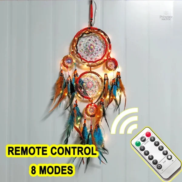 Attrape-rêve LED, capteur de rêves lumineux - vue 15