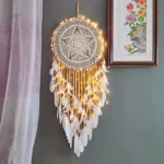 Attrape-rêve lumineux, accessoire de chambre unique