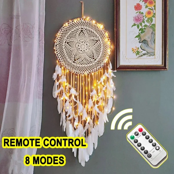 Capteur de rêves LED, crée une atmosphère magique