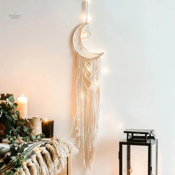 attrape-reve-lune-1 Attrape-rêve lune design élégant pour une ambiance apaisante
