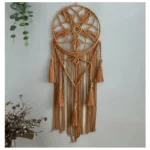 Attrape rêve en macramé, décoration murale artisanale