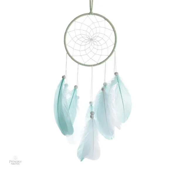 Attrape rêve style boho avec plumes suspendues