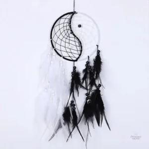 Attrape-Rêve Yin Yang en design harmonieux