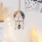 Attrape-rêve en pierre, design Arbre de Vie
