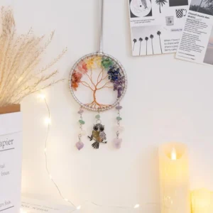 Attrape-rêve en pierre, design Arbre de Vie