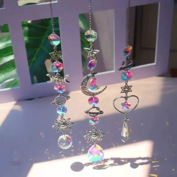 Attrape Soleil Cristal à suspendre pour capter la lumière