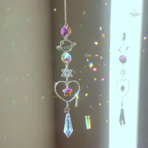 Capteur de soleil stylé en cristal pour pièces ensoleillées