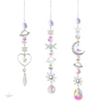 Design élégant d'attrape soleil en cristal scintillant