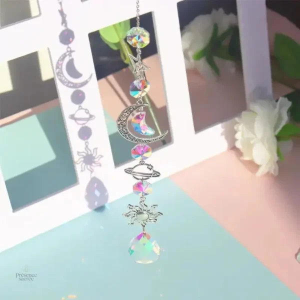 Objets décoratifs en cristal pour capter la lumière naturelle