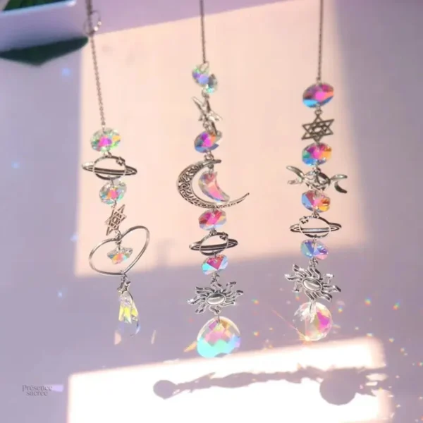 Élément décoratif en cristal apprécié pour capteur de lumière
