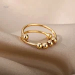 Bague bouddhiste féminine, apaisement et style