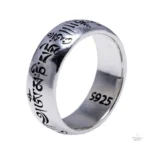 Bague argent Tibet, design traditionnel et raffiné