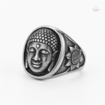 Bague Bouddha en argent