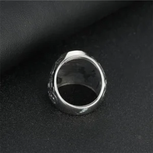 Bague argent Bouddha, accessoire spirituel