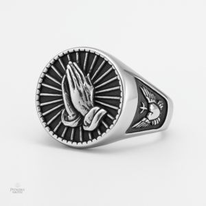 Bague Bouddha avec motif Namaste, accessoire spirituel