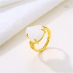 Bague spirituelle en jade couleur verte