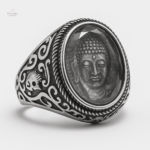 Bague Bouddha en argent thaïlandais