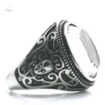 Bague argent avec motif Bouddha délicat