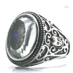 Bijou en argent inspiré de la culture bouddhiste