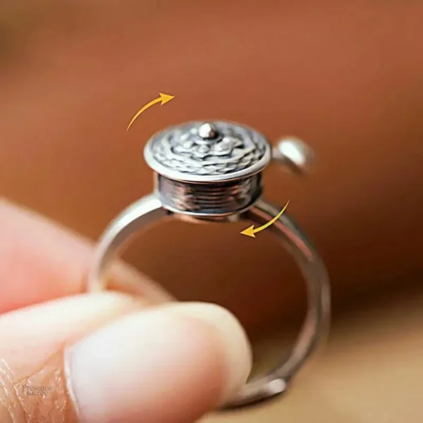 Accessoire de méditation, bague pour réduire le stress