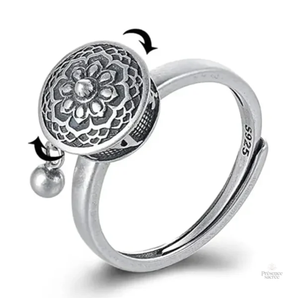 Bague de méditation, support pour la concentration et la paix