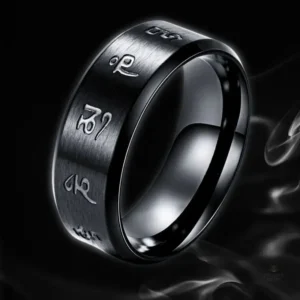 Bague homme inspirée du bouddhisme