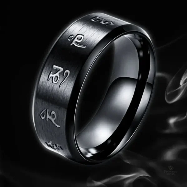 Bague homme inspirée du bouddhisme