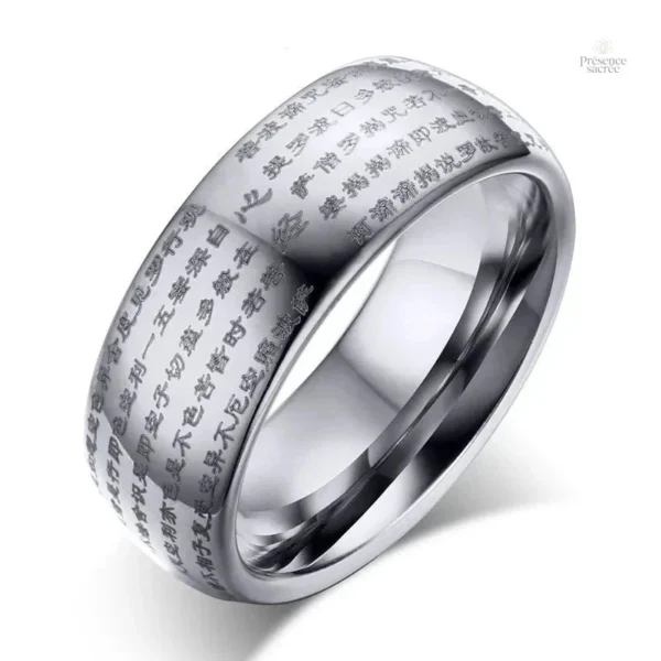 Bague or inspirée par la culture bouddhiste