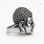 Bague porte-bonheur inspirée du bouddhisme, design élégant